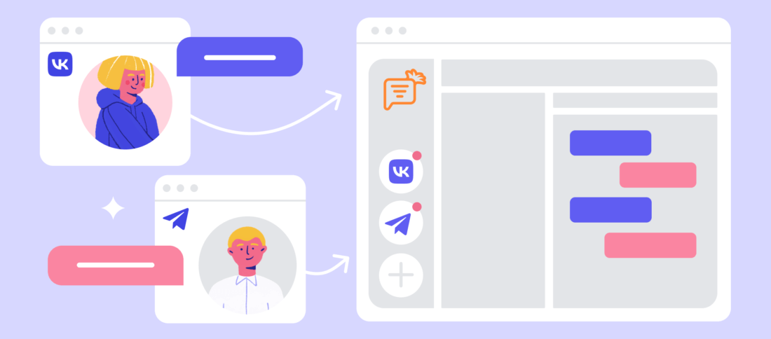 Переход во ВКонтакте и Telegram: как выстроить коммуникацию с клиентами